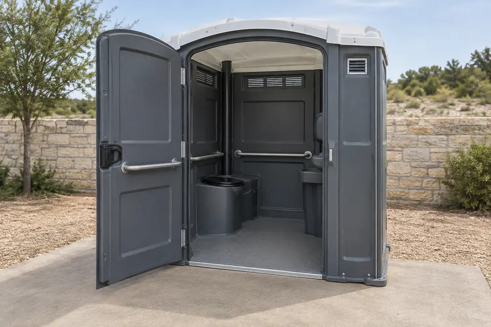 Accessible portable toilets equipment