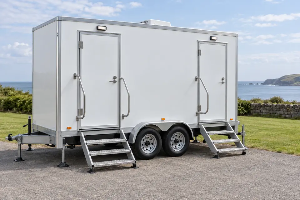 Restroom trailers equipment